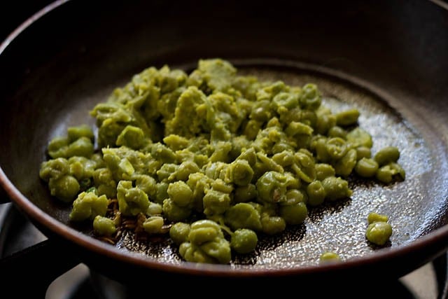 mashed peas added