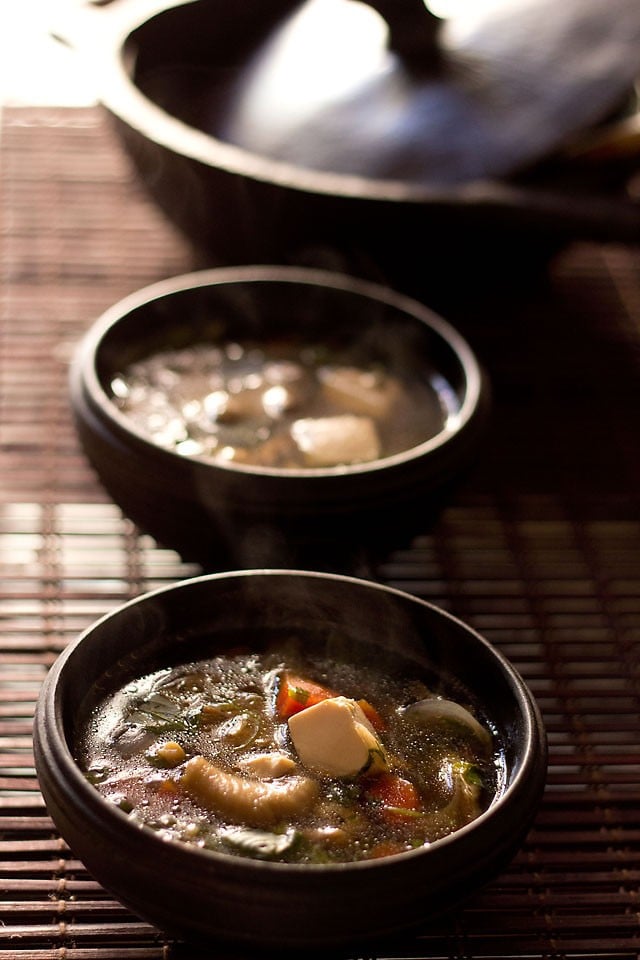 thai veg tofu soup