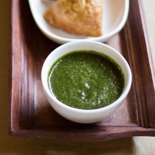 coriander chutney recipe, dhania chutney recipe