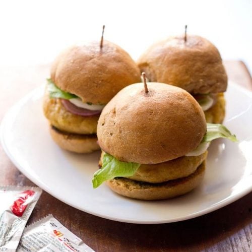 aloo tikki burger recipe