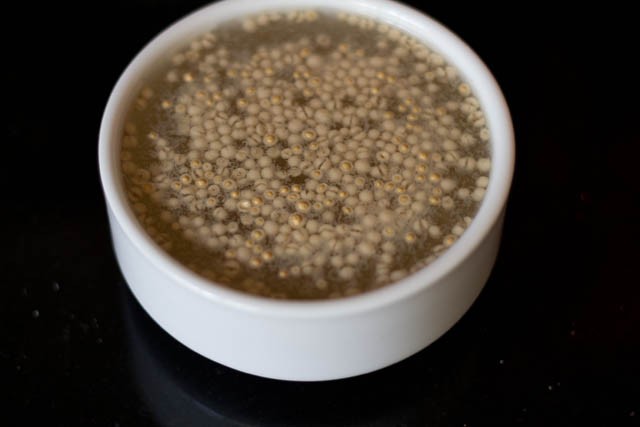 dry active yeast, sugar and water in a bowl