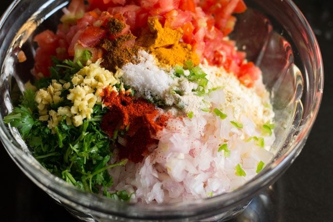 ground spices and seasonings in bowl