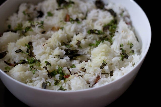 baked kerala biryani in the bowl 