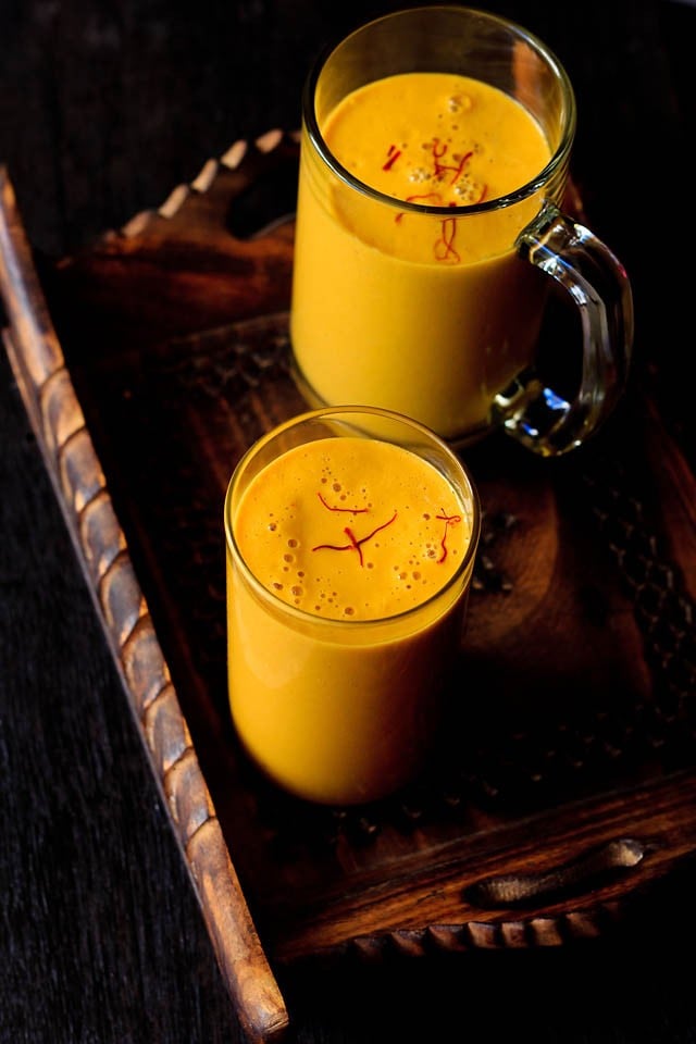 mango milkshake recipe, healthy vegan mango milkshake recipe