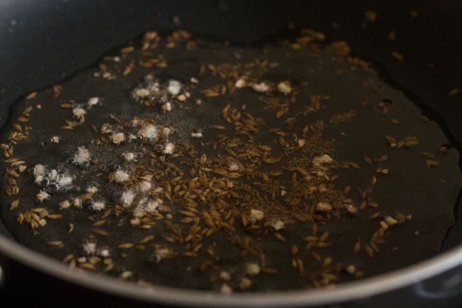 sautéing ginger. 