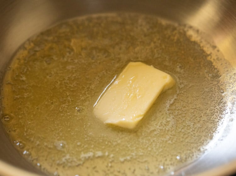 butter getting melted