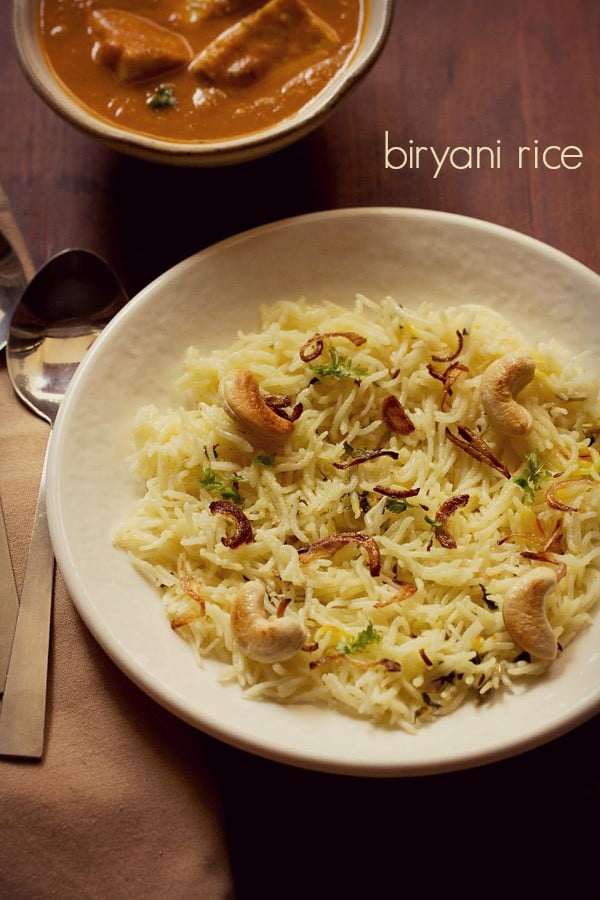 biryani rice recipe, biryani chawal recipe