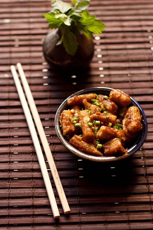 chilli baby corn recipe, how to make spicy chilli baby corn recipe