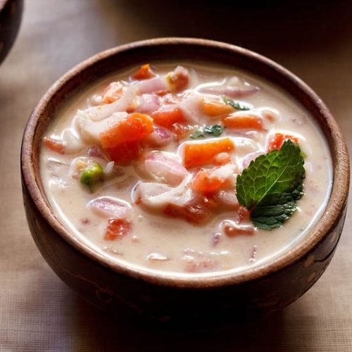 onion tomato raita recipe