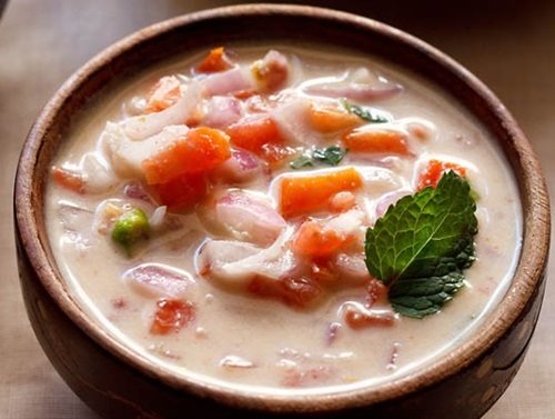 onion tomato raita recipe