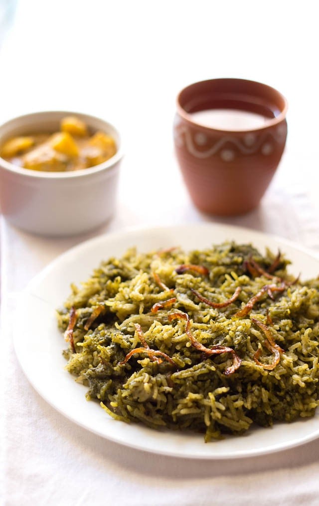 palak biryani recipe