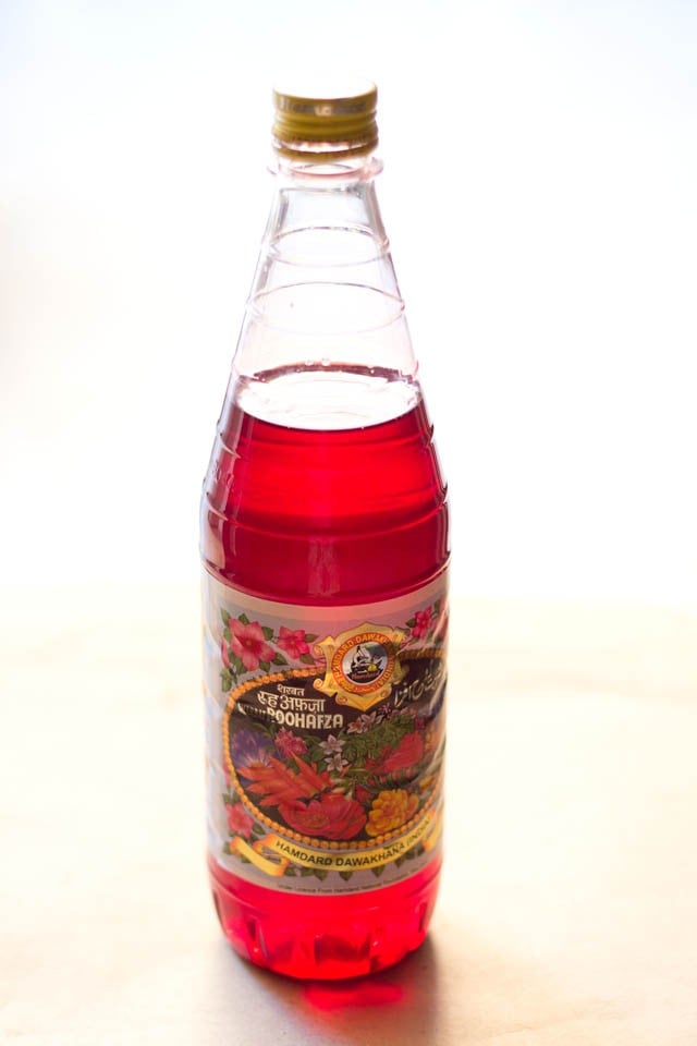 rooh afza bottle