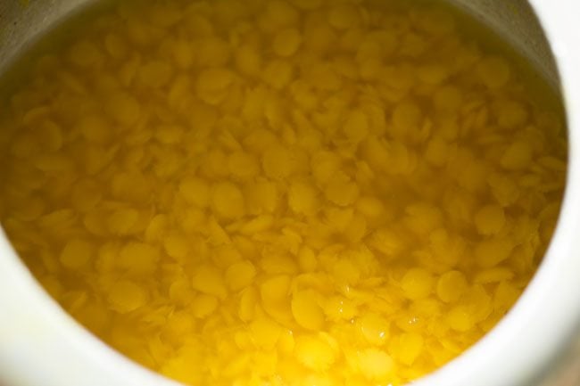 pressure cooked tuvar dal for udupi sambar