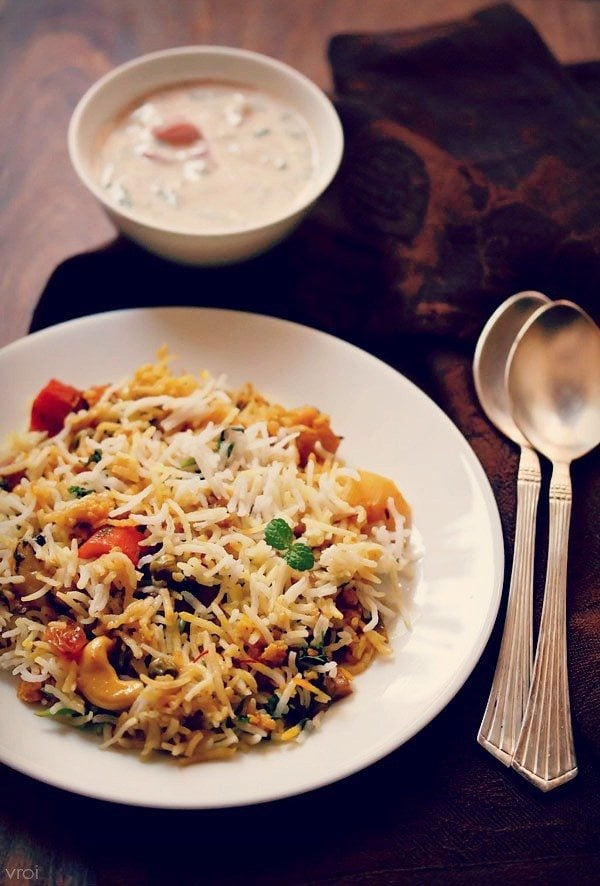 biryani recipes | 29 veg biryani recipes | tasty vegetarian biryani recipes
