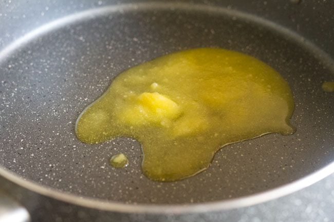 ghee in a pan