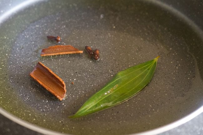 spices frying in ghee