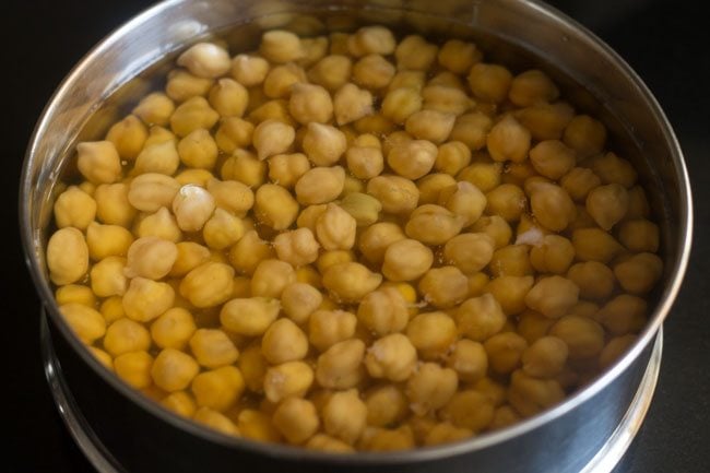 soaked chickpeas