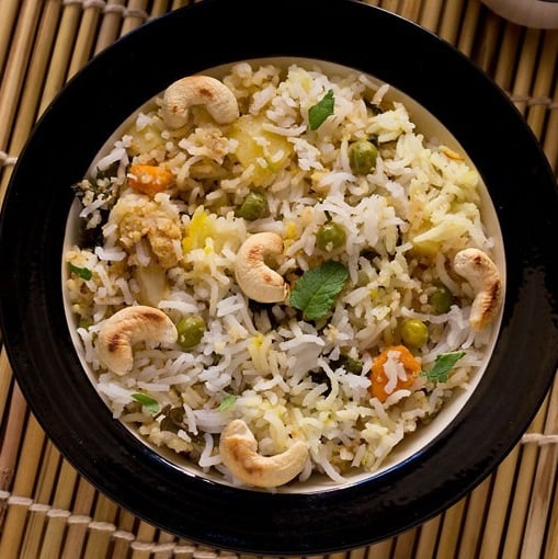 Kashmiri Biryani (With Vegetables) » Dassana's Veg Recipes