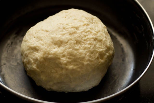 smooth and soft dough for kulcha 