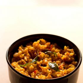 masala rice served in a bowl