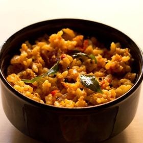 masala rice served in a bowl