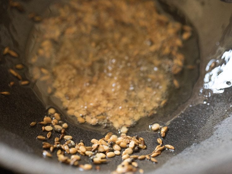 fry urad dal till light golden