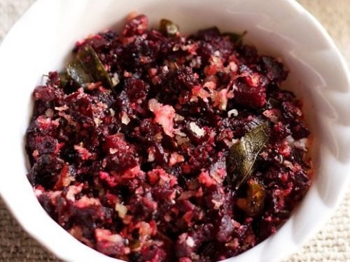 beetroot poriyal recipe