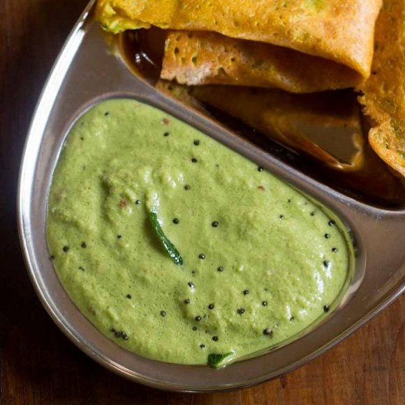 Green Coconut Chutney Coriander Coconut Chutney