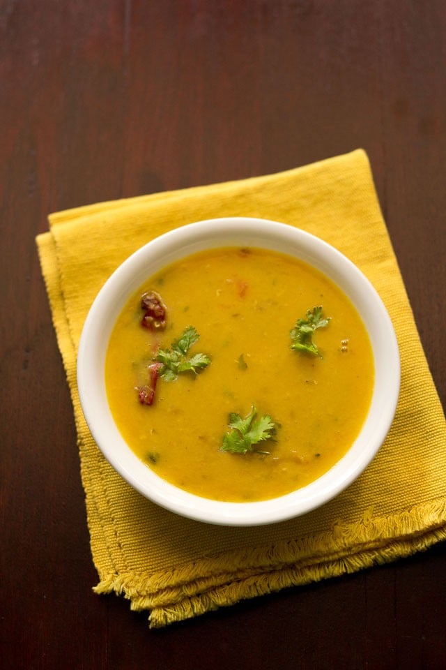 masoor dal recipe, dhuli masoor dal