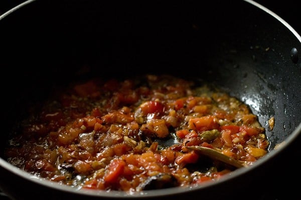 sauteing tomatoes