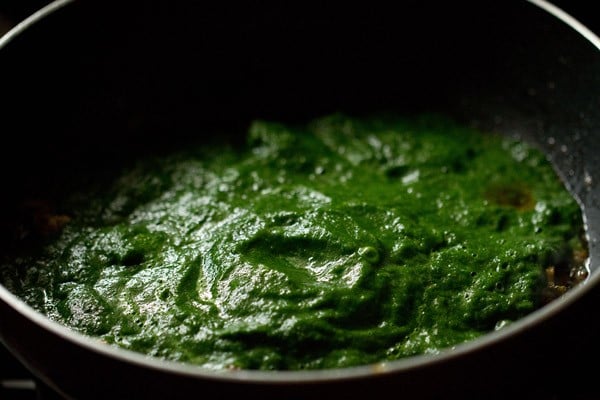 spinach puree added