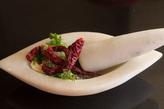 spices and herbs in a bowl