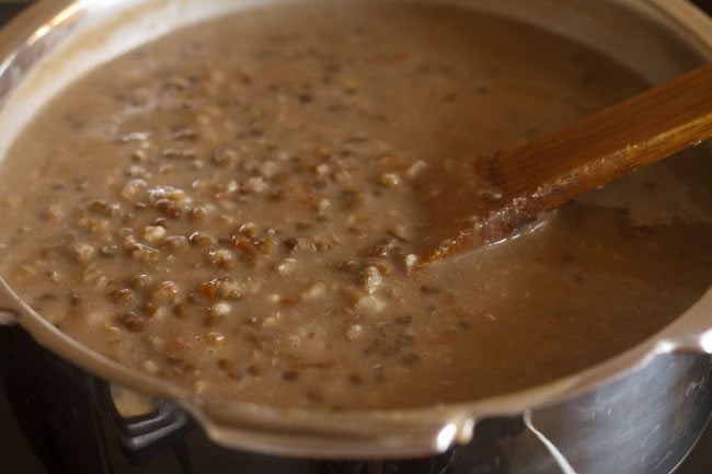 simmering amritsari dal