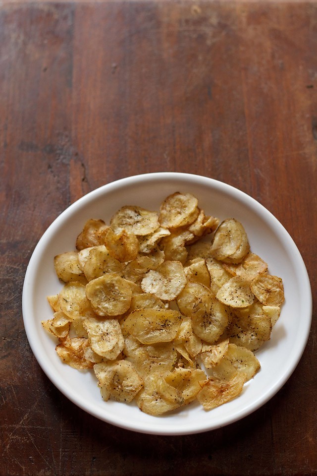 banana chips recipe, banana wafers recipe