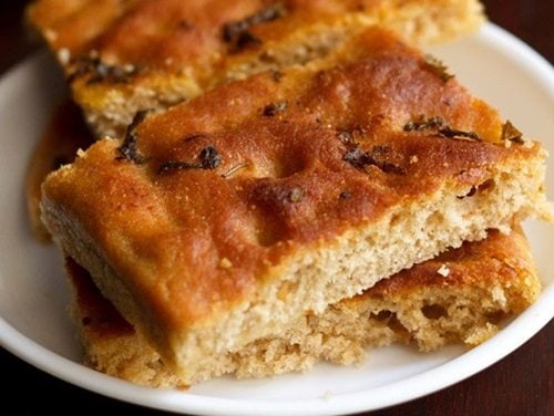 basil focaccia bread recipe