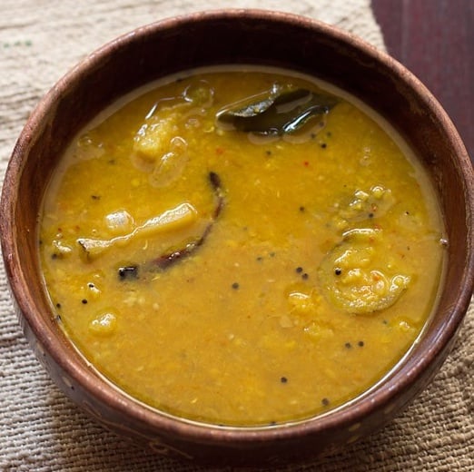Brinjal Sambar (Kathirikai Sambar)
