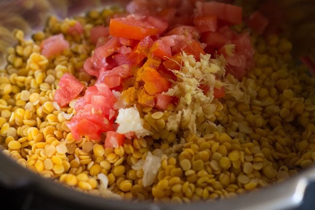 adding turmeric powder 