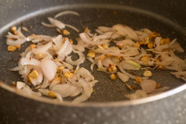 sauteing onions