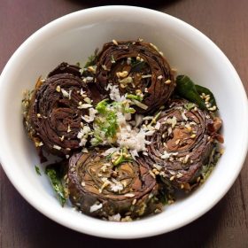 alu vadi recipe, patra recipe