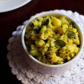 batata bhaji recipe, aloo sabzi recipe