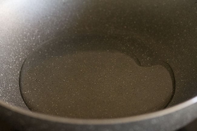 heat oil in a wok
