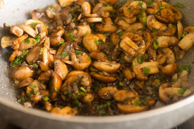 mix them with mushrooms