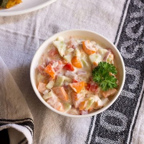 vegetable raita recipe