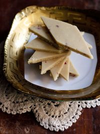 kaju katli recipe, how to make kaju katli | kaju barfi