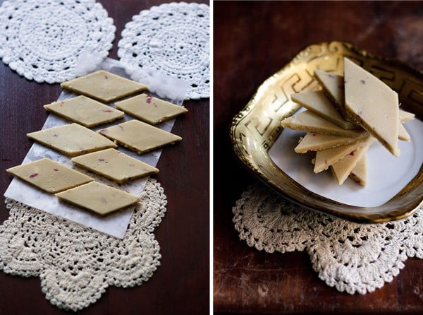 kaju katli or kaju barfi