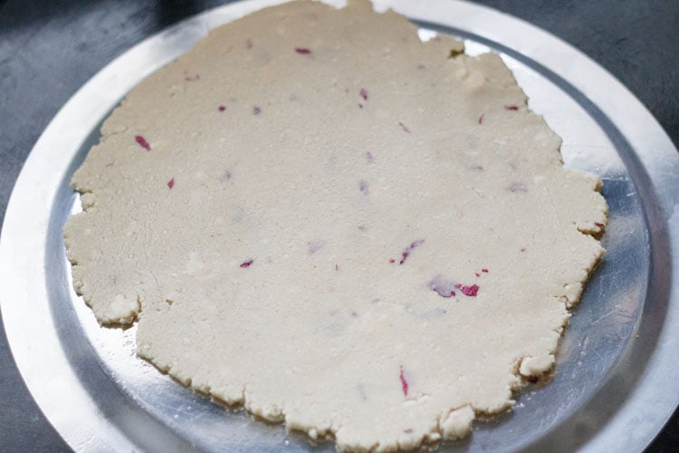 rolled kaju katli dough