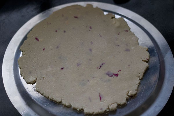 rolled cashew dough