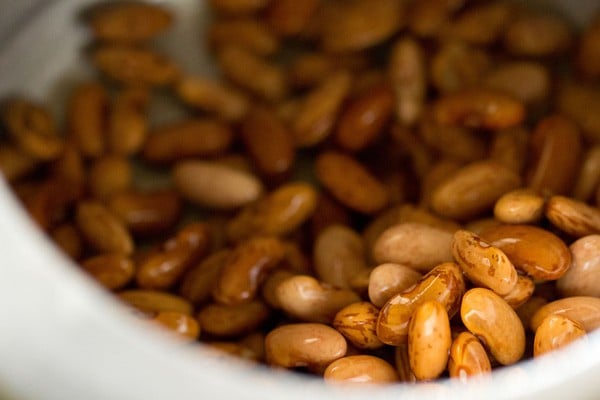 rajma beans added in a 3 litre pressure cooker