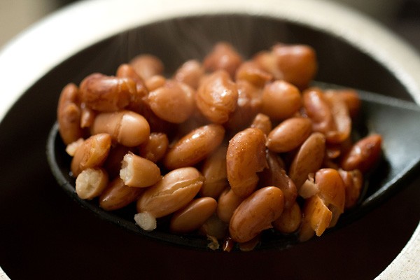 cooked rajma beans