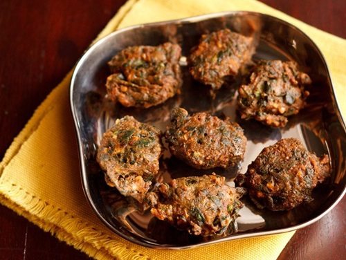 palak pakora recipe